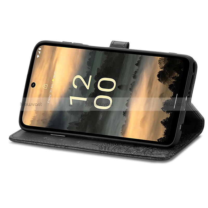 Leather Case Stands Fashionable Pattern Flip Cover Holder for Nokia XR21