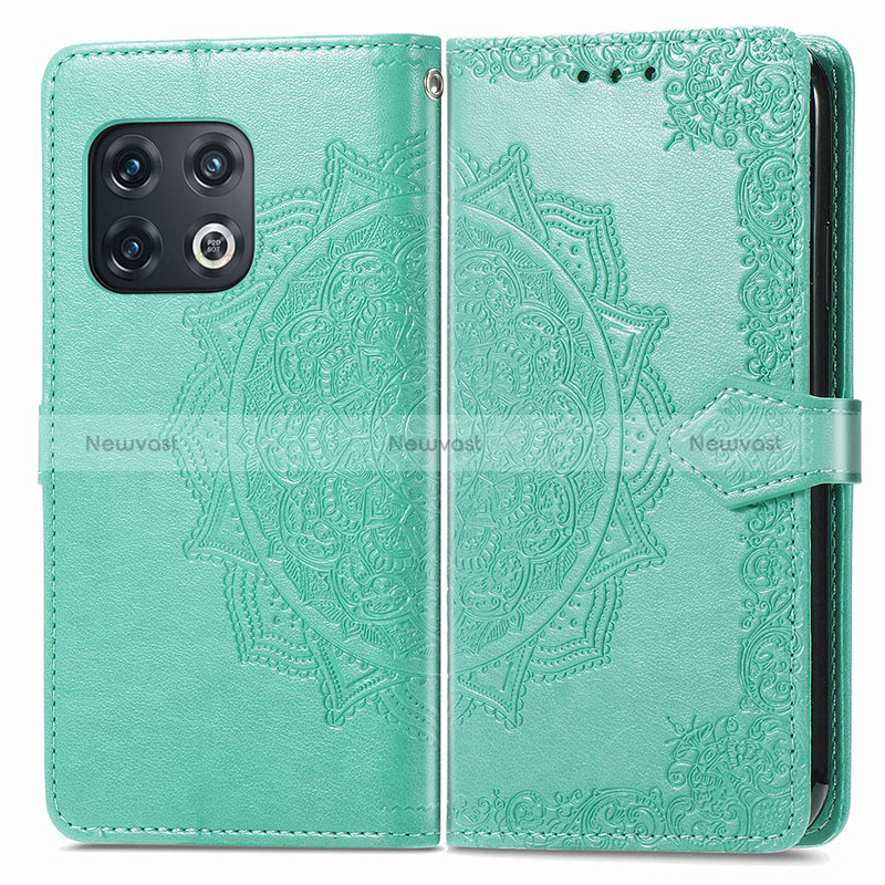 Leather Case Stands Fashionable Pattern Flip Cover Holder for OnePlus 10 Pro 5G