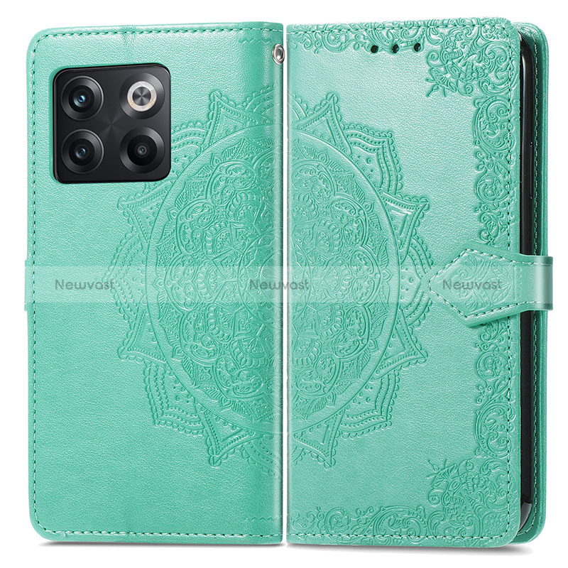 Leather Case Stands Fashionable Pattern Flip Cover Holder for OnePlus 10T 5G