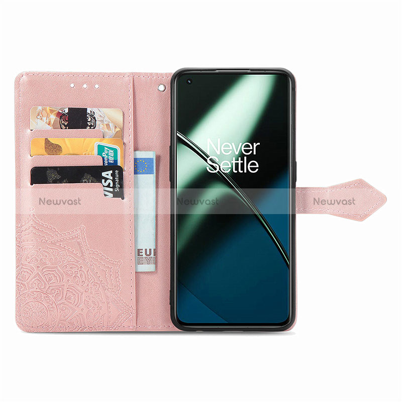 Leather Case Stands Fashionable Pattern Flip Cover Holder for OnePlus 11 5G