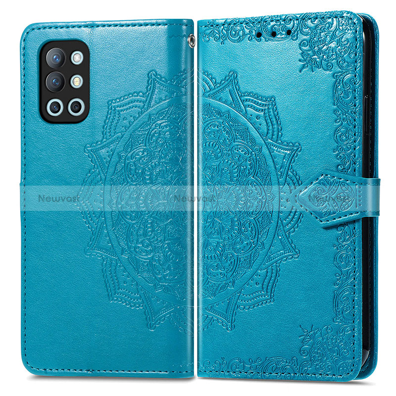 Leather Case Stands Fashionable Pattern Flip Cover Holder for OnePlus 9R 5G