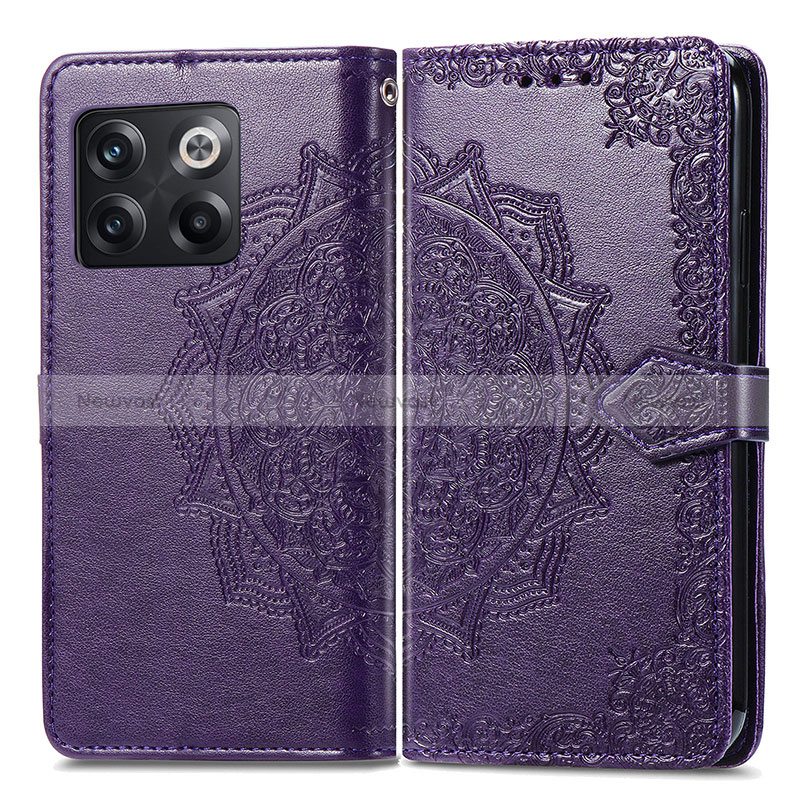 Leather Case Stands Fashionable Pattern Flip Cover Holder for OnePlus Ace Pro 5G