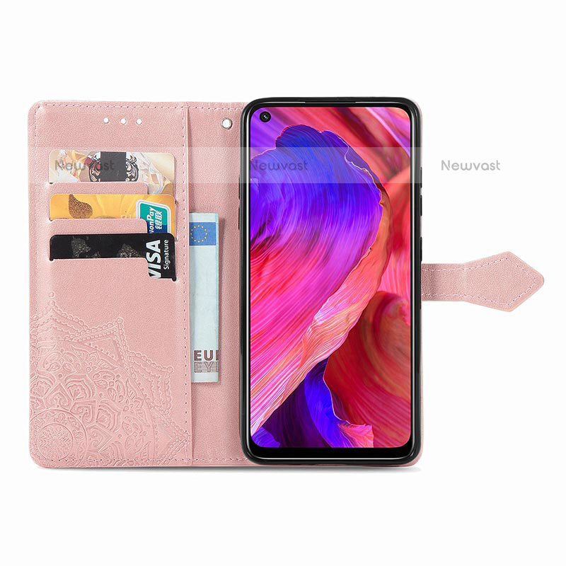 Leather Case Stands Fashionable Pattern Flip Cover Holder for Oppo A93 5G