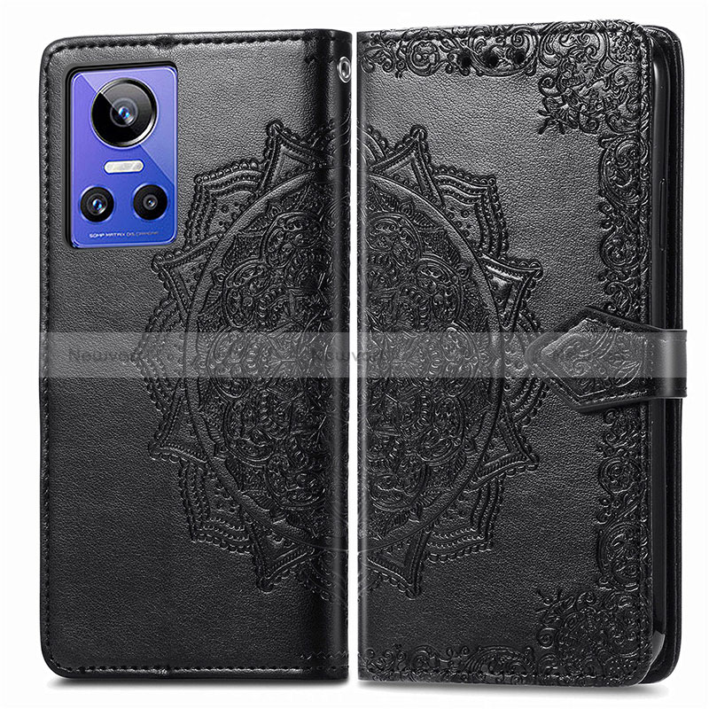 Leather Case Stands Fashionable Pattern Flip Cover Holder for Realme GT Neo3 5G