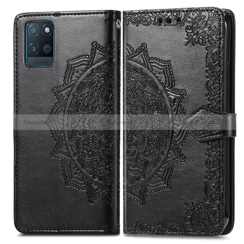 Leather Case Stands Fashionable Pattern Flip Cover Holder for Realme V11 5G