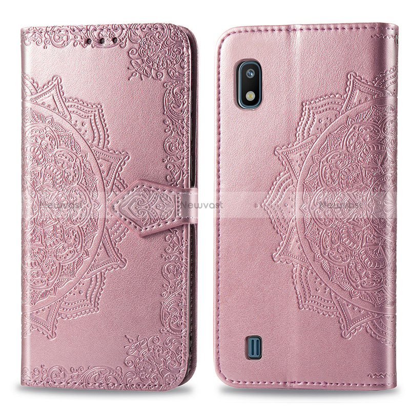 Leather Case Stands Fashionable Pattern Flip Cover Holder for Samsung Galaxy A10