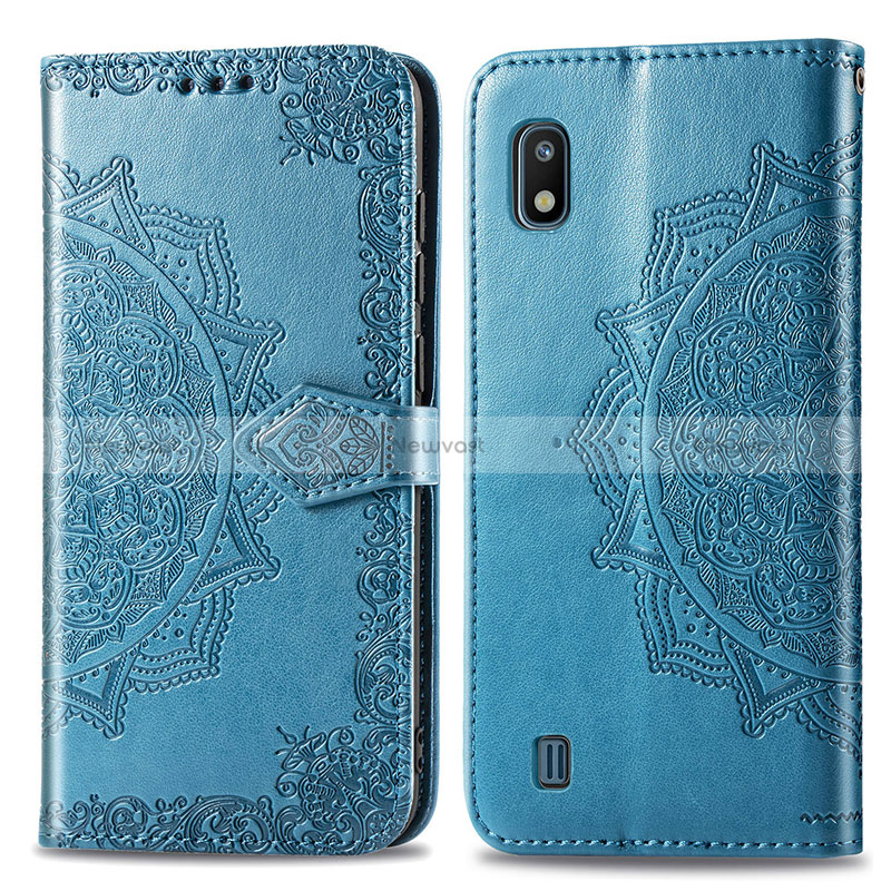 Leather Case Stands Fashionable Pattern Flip Cover Holder for Samsung Galaxy A10