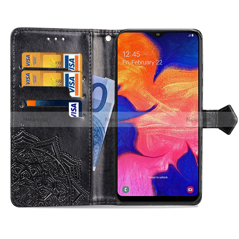 Leather Case Stands Fashionable Pattern Flip Cover Holder for Samsung Galaxy A10