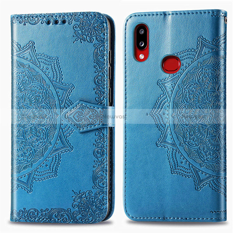 Leather Case Stands Fashionable Pattern Flip Cover Holder for Samsung Galaxy A10s