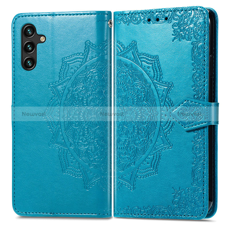 Leather Case Stands Fashionable Pattern Flip Cover Holder for Samsung Galaxy A13 5G