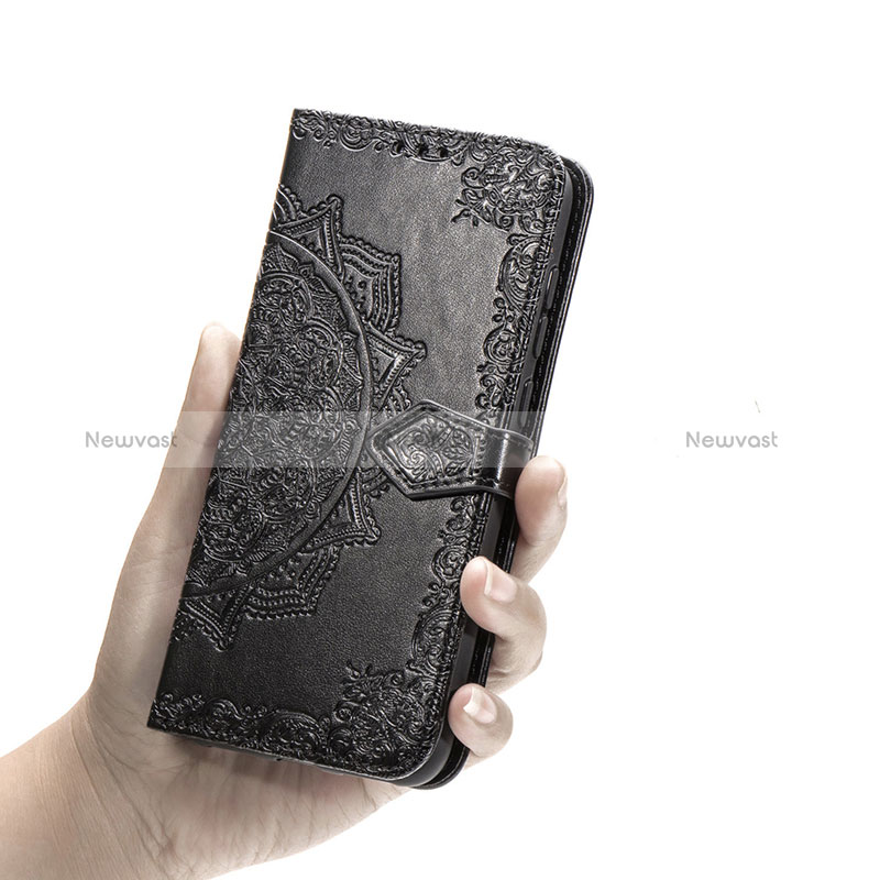 Leather Case Stands Fashionable Pattern Flip Cover Holder for Samsung Galaxy A20e