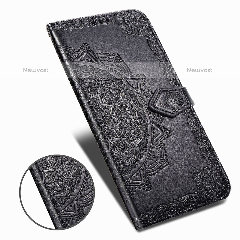 Leather Case Stands Fashionable Pattern Flip Cover Holder for Samsung Galaxy A51 4G