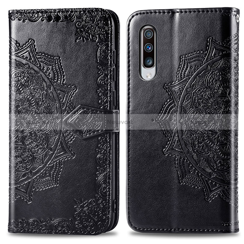 Leather Case Stands Fashionable Pattern Flip Cover Holder for Samsung Galaxy A70S