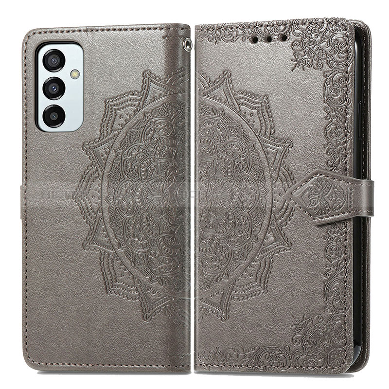 Leather Case Stands Fashionable Pattern Flip Cover Holder for Samsung Galaxy F23 5G