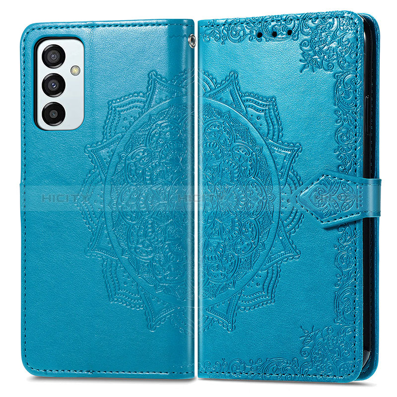 Leather Case Stands Fashionable Pattern Flip Cover Holder for Samsung Galaxy F23 5G