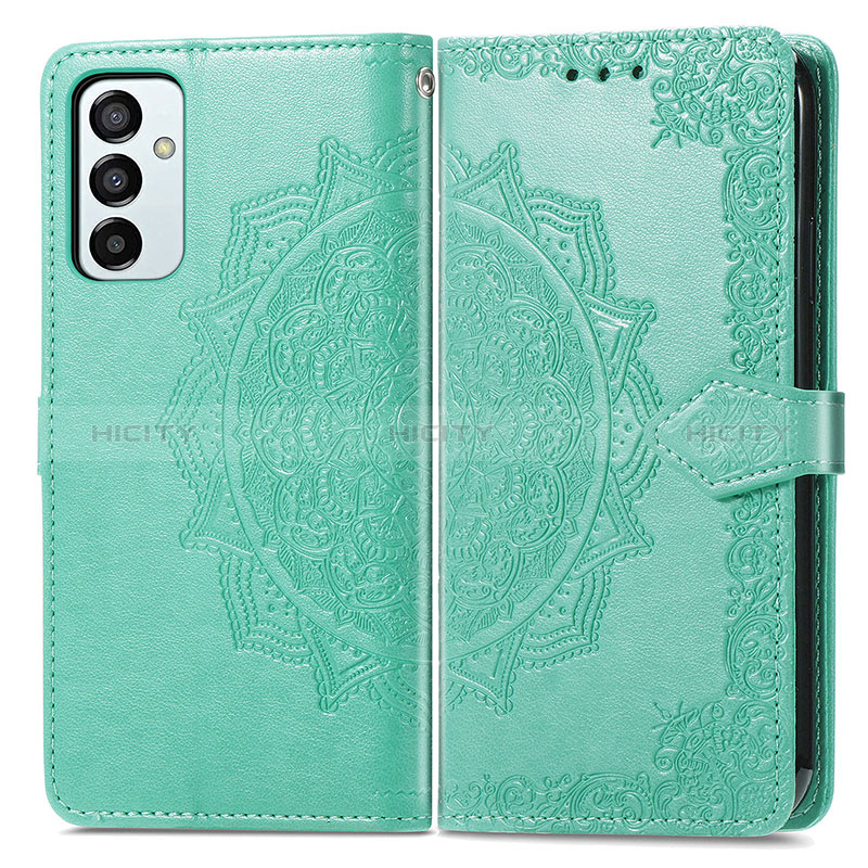 Leather Case Stands Fashionable Pattern Flip Cover Holder for Samsung Galaxy F23 5G