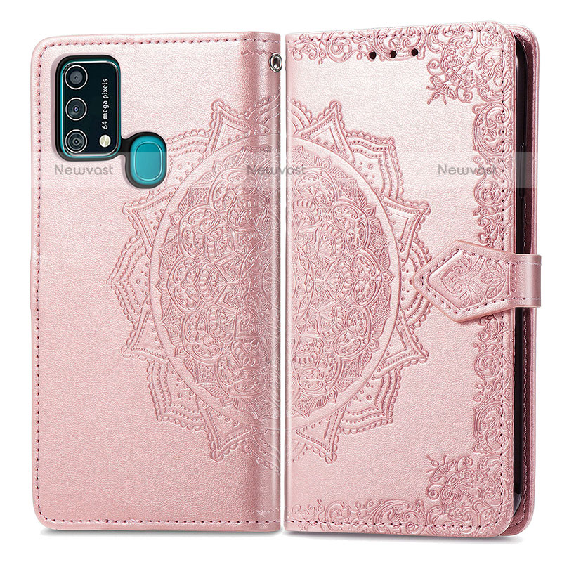 Leather Case Stands Fashionable Pattern Flip Cover Holder for Samsung Galaxy M31