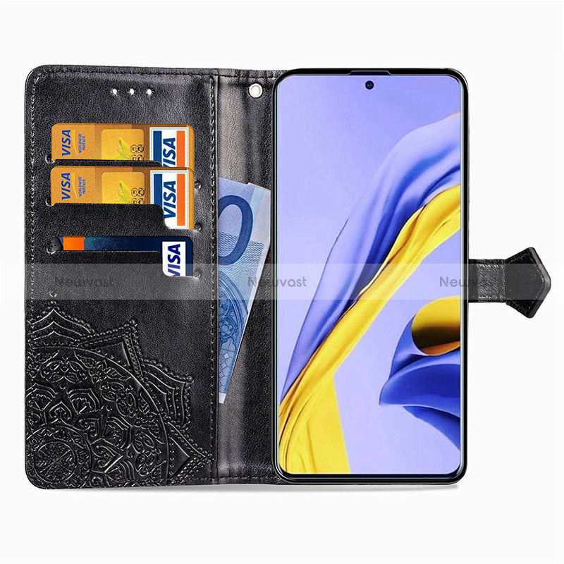 Leather Case Stands Fashionable Pattern Flip Cover Holder for Samsung Galaxy M40S