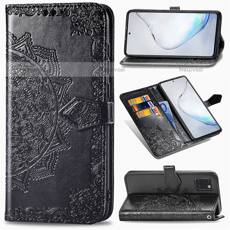 Leather Case Stands Fashionable Pattern Flip Cover Holder for Samsung Galaxy Note 10 Lite