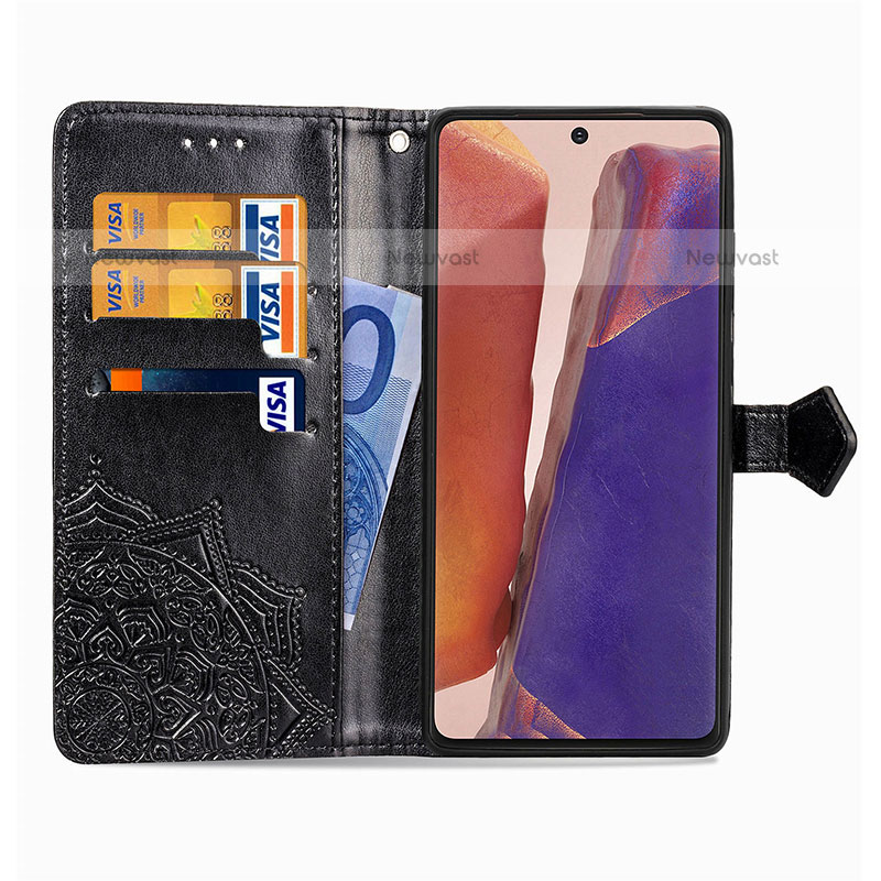 Leather Case Stands Fashionable Pattern Flip Cover Holder for Samsung Galaxy Note 20 5G