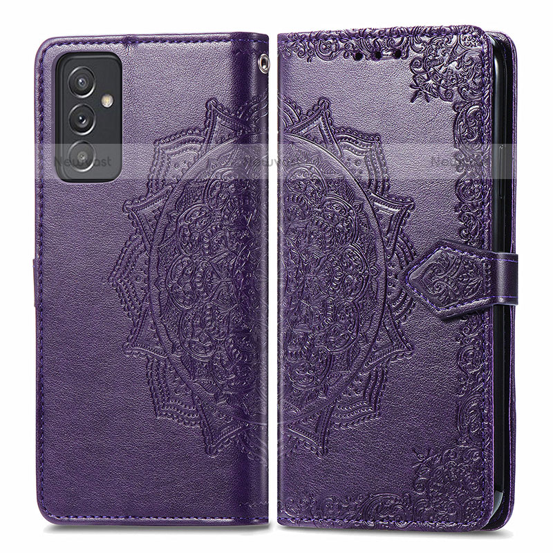 Leather Case Stands Fashionable Pattern Flip Cover Holder for Samsung Galaxy Quantum2 5G