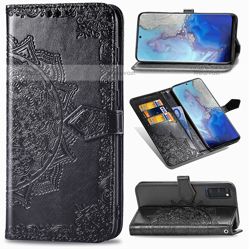 Leather Case Stands Fashionable Pattern Flip Cover Holder for Samsung Galaxy S20 5G