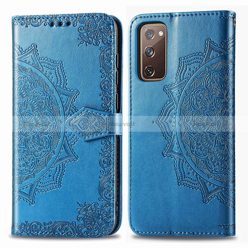 Leather Case Stands Fashionable Pattern Flip Cover Holder for Samsung Galaxy S20 FE 5G