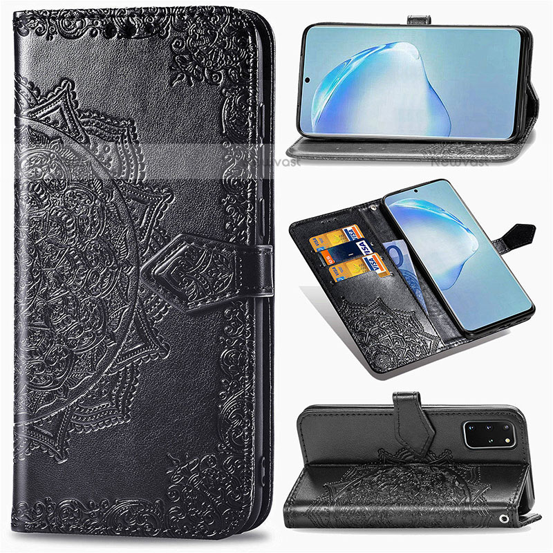 Leather Case Stands Fashionable Pattern Flip Cover Holder for Samsung Galaxy S20 Plus 5G