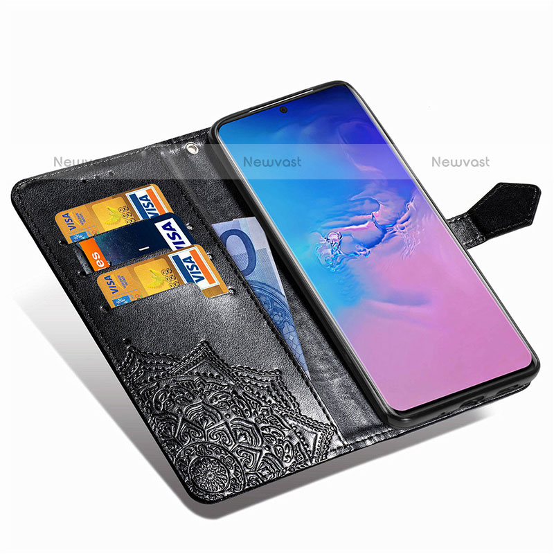 Leather Case Stands Fashionable Pattern Flip Cover Holder for Samsung Galaxy S20 Ultra 5G