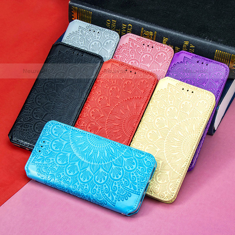 Leather Case Stands Fashionable Pattern Flip Cover Holder for Samsung Galaxy S21 Plus 5G