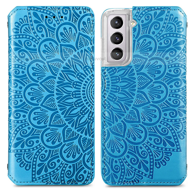 Leather Case Stands Fashionable Pattern Flip Cover Holder for Samsung Galaxy S21 Plus 5G