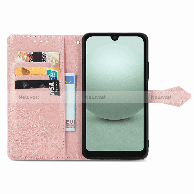 Leather Case Stands Fashionable Pattern Flip Cover Holder for Sharp Aquos wish3