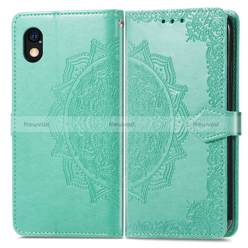 Leather Case Stands Fashionable Pattern Flip Cover Holder for Sony Xperia Ace III SOG08