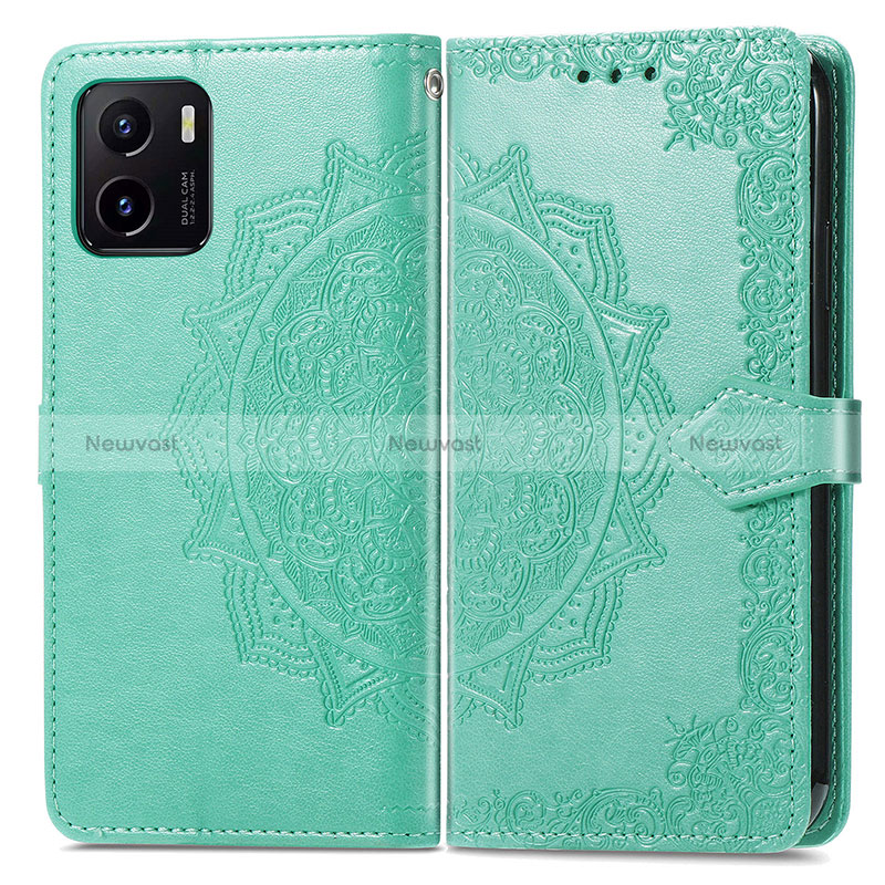 Leather Case Stands Fashionable Pattern Flip Cover Holder for Vivo iQOO U5x