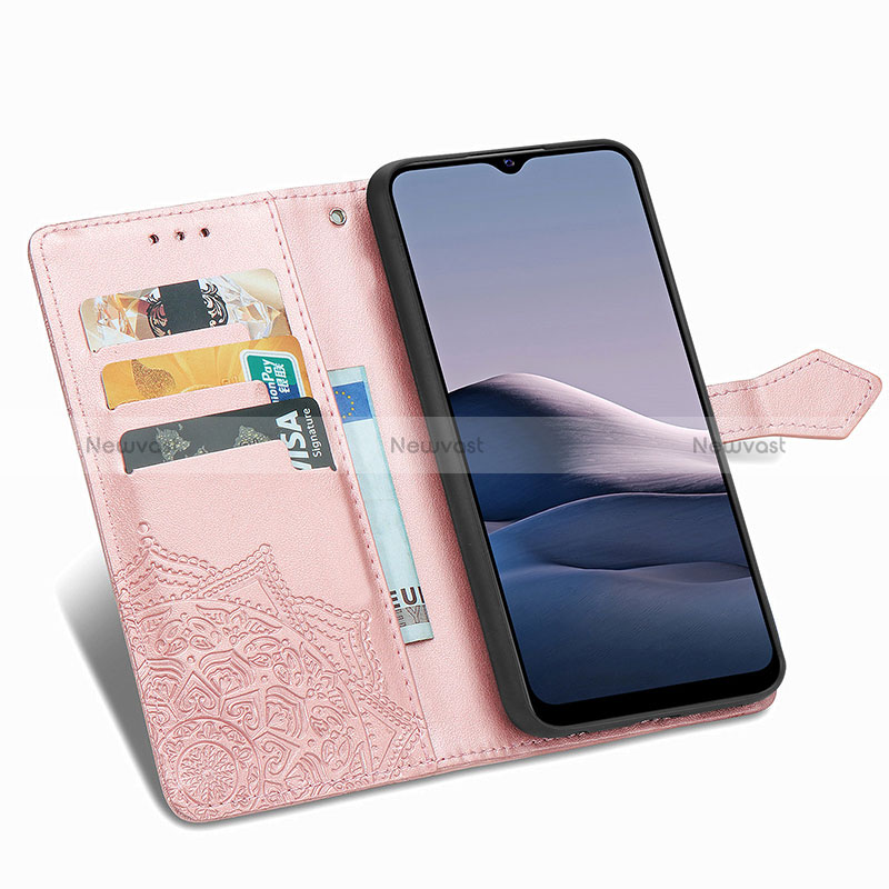 Leather Case Stands Fashionable Pattern Flip Cover Holder for Vivo Y12G