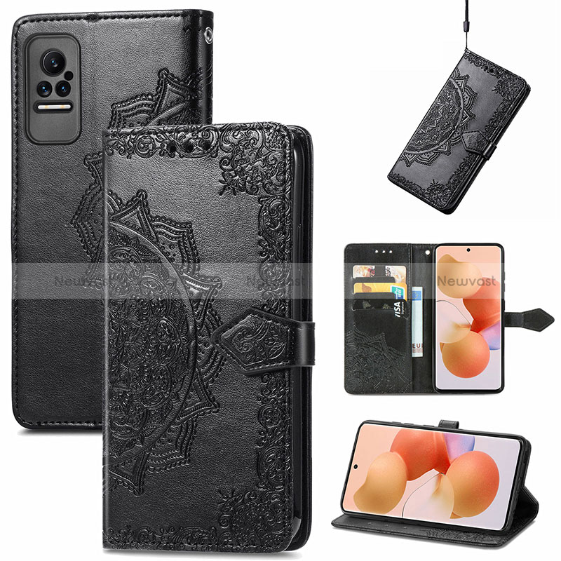 Leather Case Stands Fashionable Pattern Flip Cover Holder for Xiaomi Civi 1S 5G