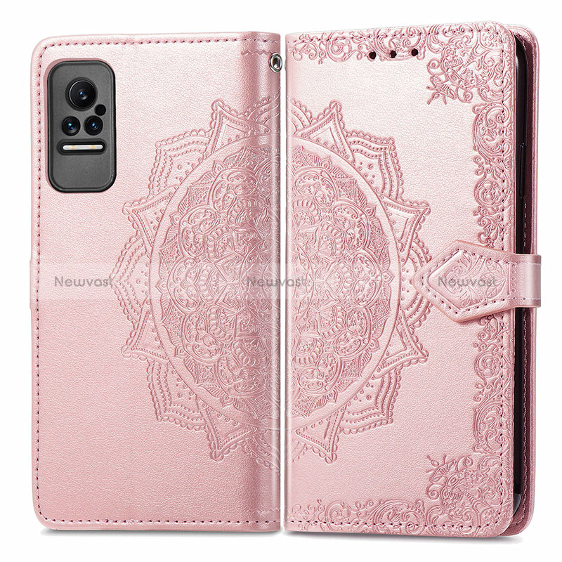 Leather Case Stands Fashionable Pattern Flip Cover Holder for Xiaomi Civi 1S 5G