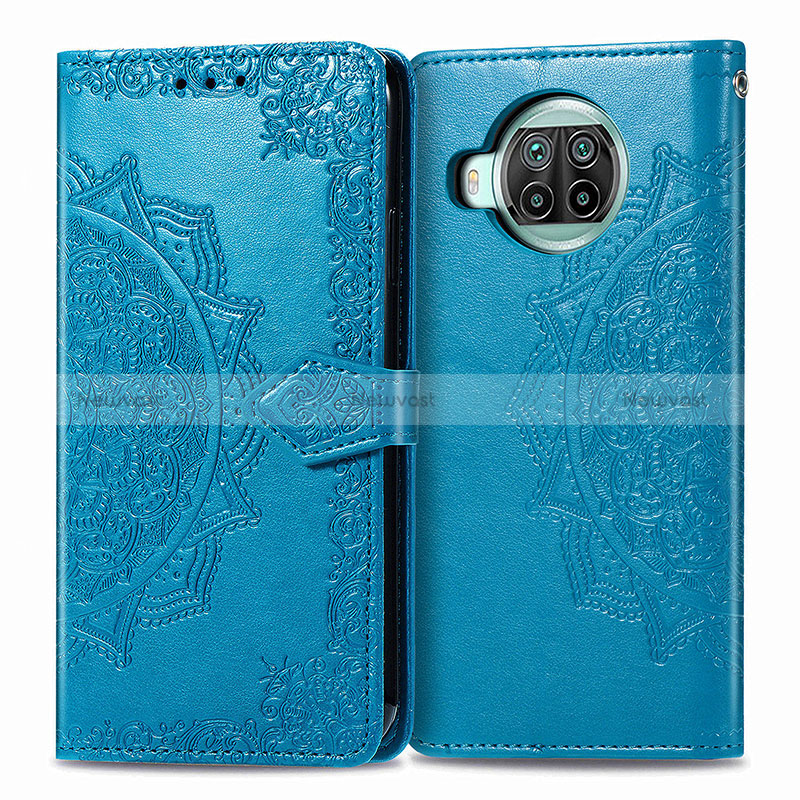 Leather Case Stands Fashionable Pattern Flip Cover Holder for Xiaomi Mi 10i 5G