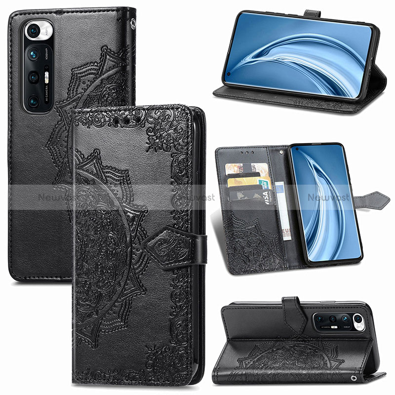 Leather Case Stands Fashionable Pattern Flip Cover Holder for Xiaomi Mi 10S 5G