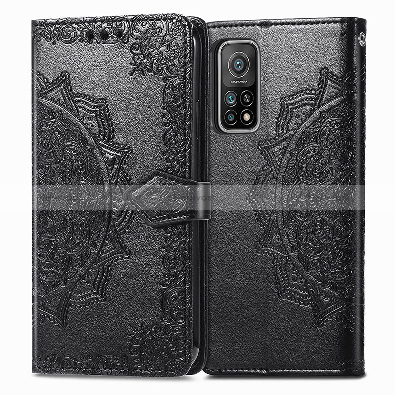 Leather Case Stands Fashionable Pattern Flip Cover Holder for Xiaomi Mi 10T 5G