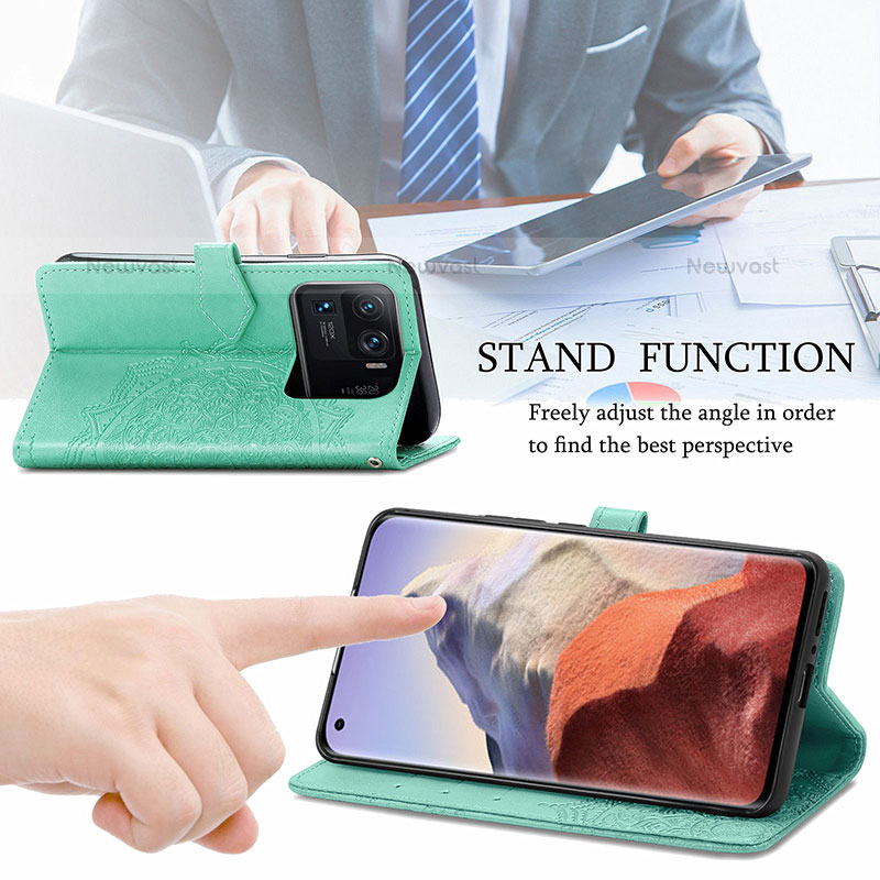 Leather Case Stands Fashionable Pattern Flip Cover Holder for Xiaomi Mi 11 Ultra 5G