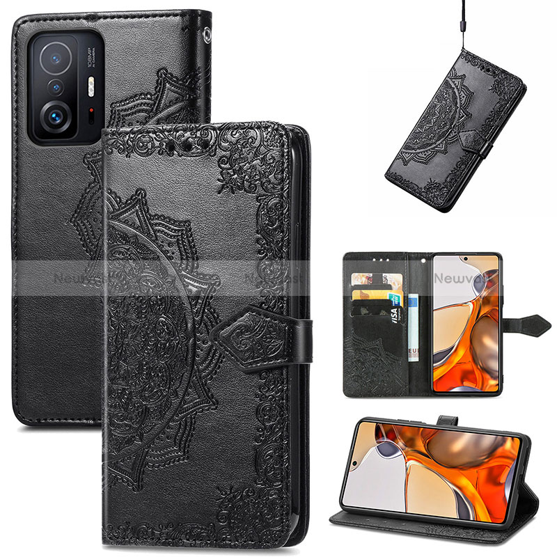 Leather Case Stands Fashionable Pattern Flip Cover Holder for Xiaomi Mi 11T Pro 5G