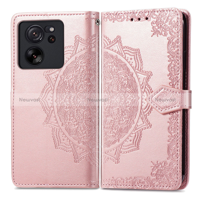 Leather Case Stands Fashionable Pattern Flip Cover Holder for Xiaomi Mi 13T Pro 5G