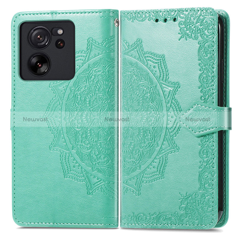 Leather Case Stands Fashionable Pattern Flip Cover Holder for Xiaomi Mi 13T Pro 5G