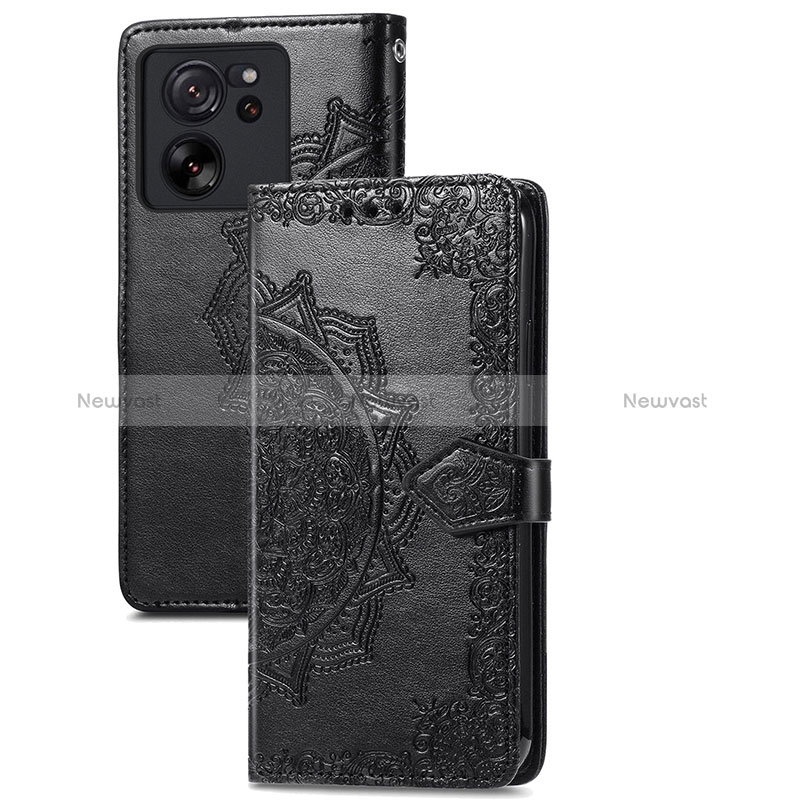 Leather Case Stands Fashionable Pattern Flip Cover Holder for Xiaomi Mi 13T Pro 5G