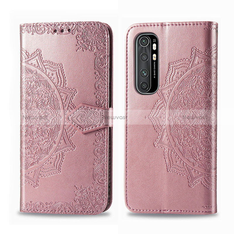 Leather Case Stands Fashionable Pattern Flip Cover Holder for Xiaomi Mi Note 10 Lite