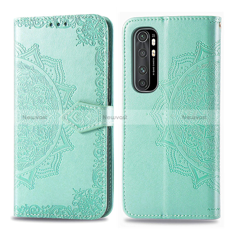 Leather Case Stands Fashionable Pattern Flip Cover Holder for Xiaomi Mi Note 10 Lite