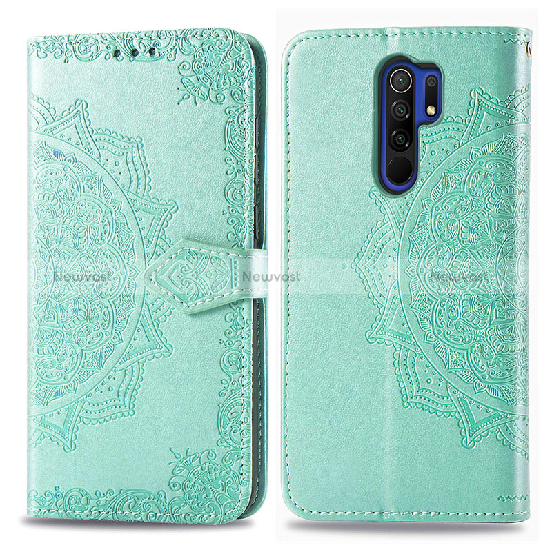 Leather Case Stands Fashionable Pattern Flip Cover Holder for Xiaomi Poco M2