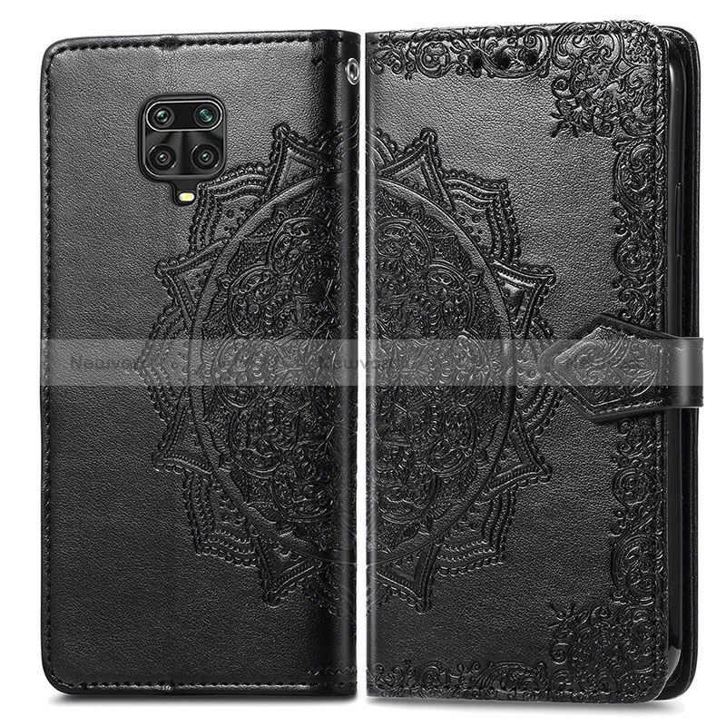 Leather Case Stands Fashionable Pattern Flip Cover Holder for Xiaomi Poco M2 Pro