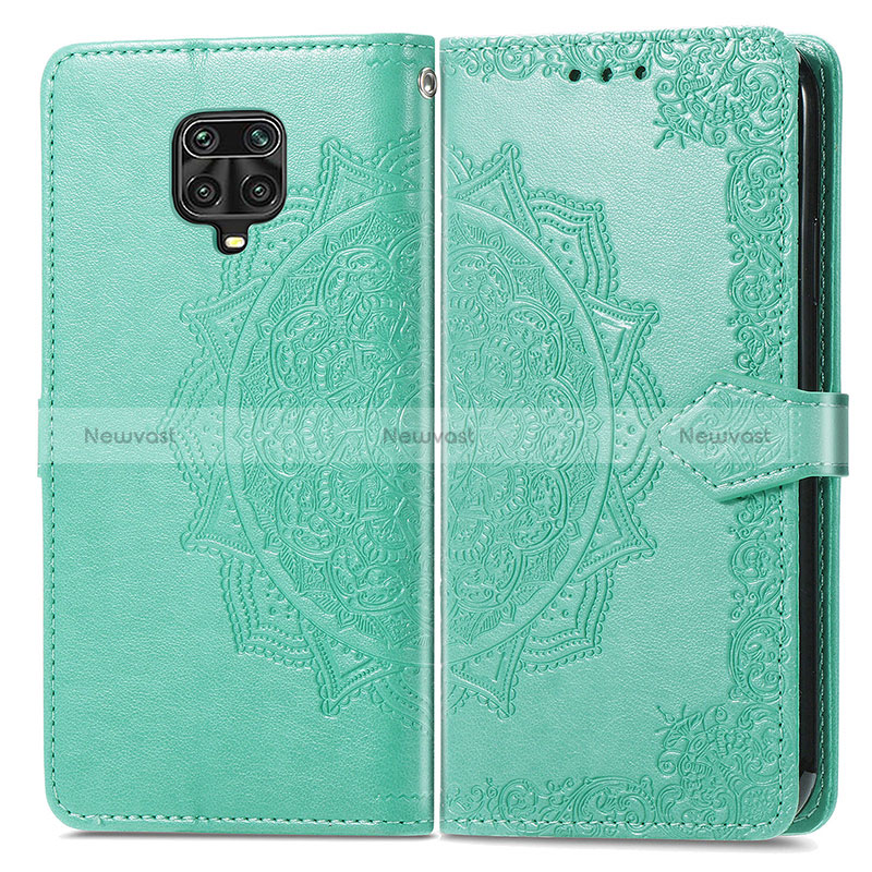 Leather Case Stands Fashionable Pattern Flip Cover Holder for Xiaomi Poco M2 Pro